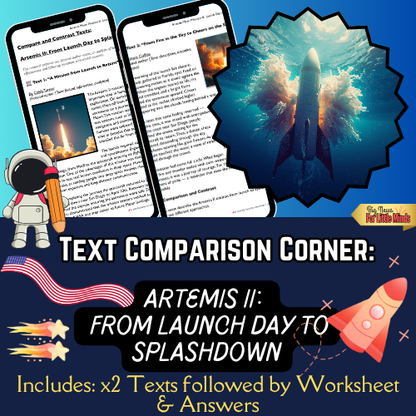 Artemis II: From Launch Day to Splashdown: Compare & Contrast Events in Package!