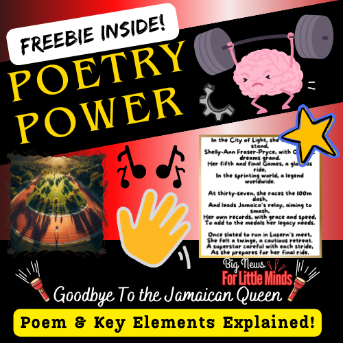 Shelly-Ann Fraser-Pryce: Jamaican Sprint Queen's Farewell from Olympics Poem Pack