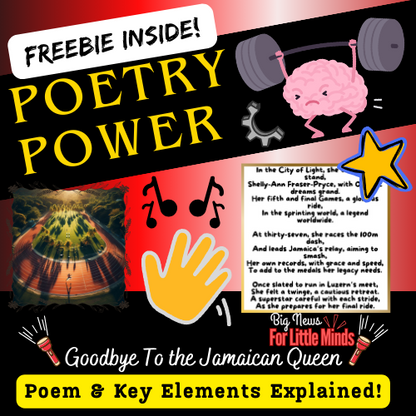 Shelly-Ann Fraser-Pryce: Jamaican Sprint Queen's Farewell from Olympics Poem Pack