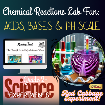 Chemical Reactions Lab Lesson: Red Cabbage Experiment ~ Acids, Bases & pH Scale