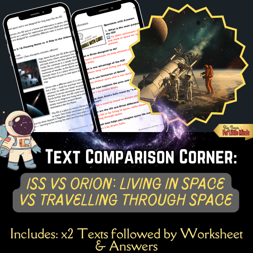 NASA's ISS vs Orion: Life in Orbit vs Deep Space Travel: Compare & Contrast Package!