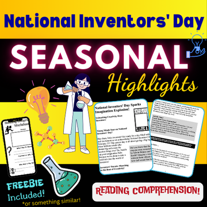 National Inventors' Day: Kids Article, Activity & FREE Worksheet to Spark Imagination!