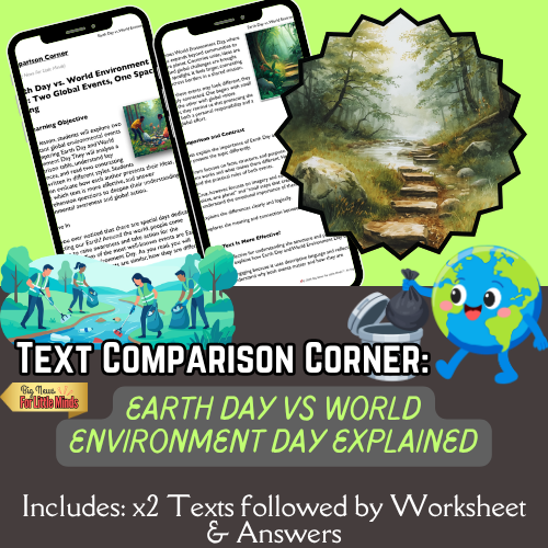 Earth Day vs World Environment Day: What’s the Difference? Compare & Contrast Pack!