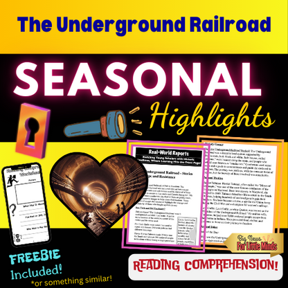 The Underground Railroad - Stories of Escape: Black History Month Lesson for Kids