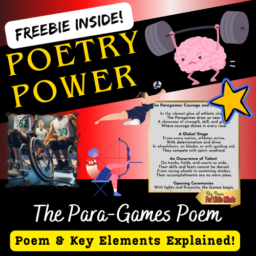 Paralympic Poem: Courage & Achievement in Poetry (with Freebies)!