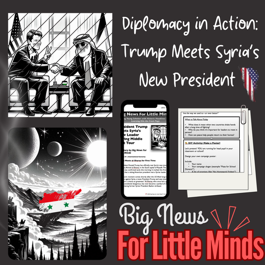 Trump Meets Ahmed al-Sharaa, Syria’s New Ruler in His Middle East Tour! Article Pack with Two FREEBIES!