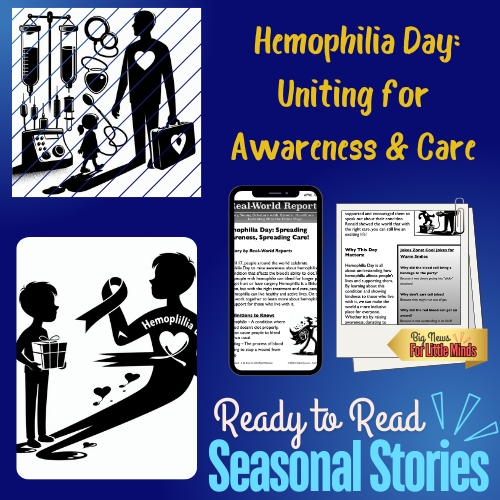 Hemophilia Day Focus: What’s the Condition, Spreading Hope in Kids Article Pack!
