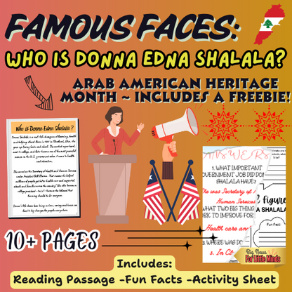 From Classrooms to Congress: The Donna Shalala Story for Kids (Arab American Heritage Month)