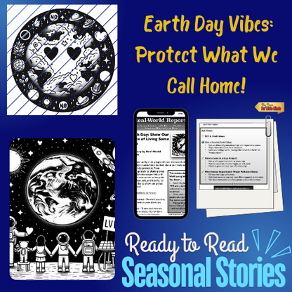 One Earth, One Chance: Earth Day Article Package for Kids in April