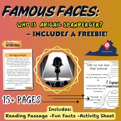 Who is the First Female Governor of Virginia, Abigail Spanberger? Fact Pack for Kids!