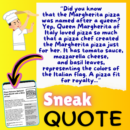 National Pizza Month – Kids Article & Activity Pack (Mini Reading & Learning Resource!)