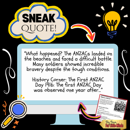 What is ANZAC & ANZAC Day of Remembrance? – Article & Activity Pack: April 25th!