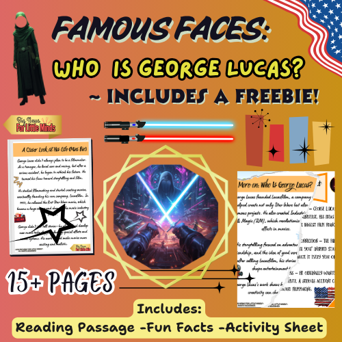 Who Is George Lucas? Star Wars: May the 4th Be With You! Biography Pack & Writing!