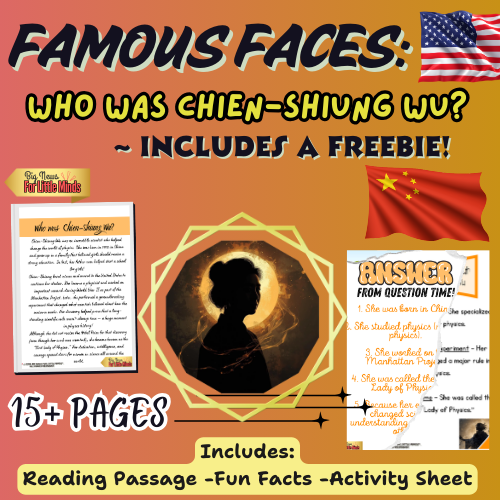 Who Was Chien-Shiung Wu? First Lady of Physics: Women's History Pack (AAPI Lesson)