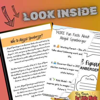 Who is the First Female Governor of Virginia, Abigail Spanberger? Fact Pack for Kids!