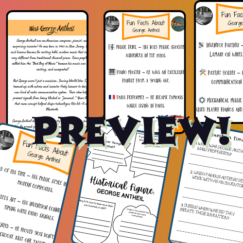 George Antheil & Invention That Helped Shape Wi-Fi: Mini Reading Resource with Tasks