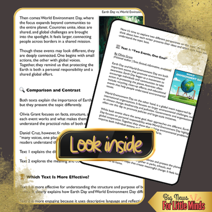 Earth Day vs World Environment Day: What’s the Difference? Compare & Contrast Pack!