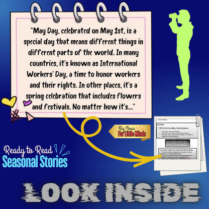 May Day: The Holiday with Two Sides on May 1st! Kids Article & Activity Pack