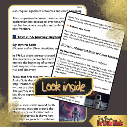 From First Orbit to the Artemis Missions: Compare and Contrast Package with Worksheet!