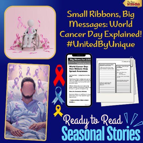 World Cancer Day: Kids Package on 'United by Unique' Color Ribbons That Care!