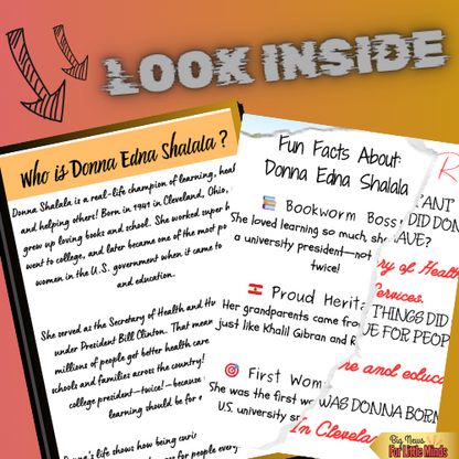 From Classrooms to Congress: The Donna Shalala Story for Kids (Arab American Heritage Month)