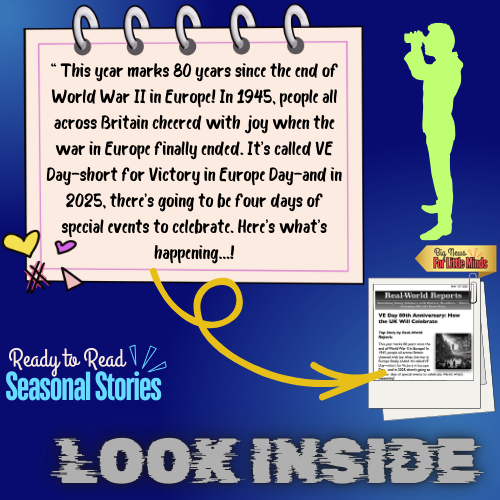 VE Day 80th Anniversary: How the UK Will Reflect this Day! Kids Article Pack & More