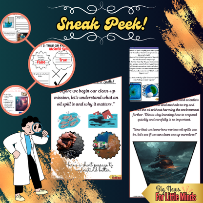 Oil Spill Shock – Earth Day Clean-Up Challenge, Epic Science Lesson Plan & Fun!