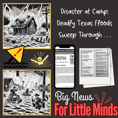 Texas Flash Floods 2025: What we know about Camp Mystic - Kids Article Package & Freebies x2!