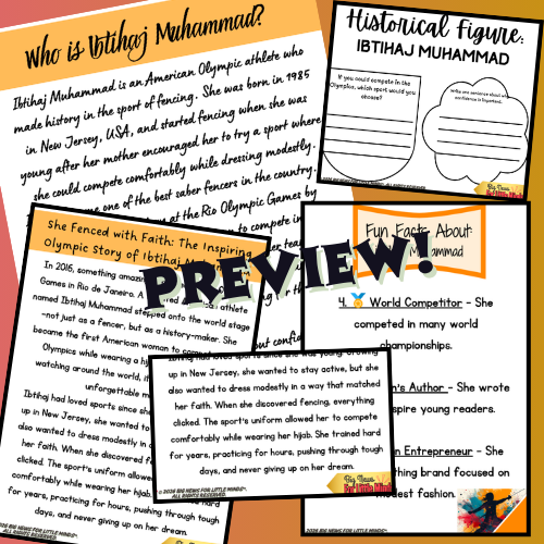 Ibtihaj Muhammad: 1st U.S. Olympian to Compete in a Hijab (Women's History Month)!