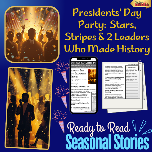 Presidents’ Day Party: Leadership & History Article Package for Kids in February!