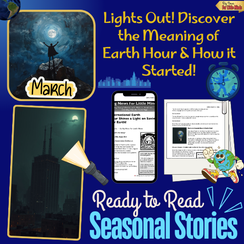 International Earth Hour: What is it & Amazing Facts to Know with Freebie fill-in Pages!