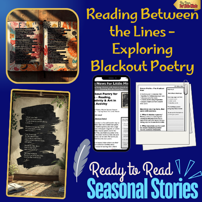 What Is Blackout Poetry? National Poetry Month Special Pack for Kids & Freebies!