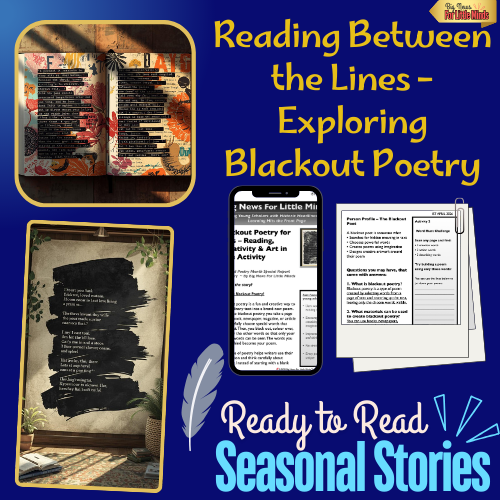 What Is Blackout Poetry? National Poetry Month Special Pack for Kids & Freebies!