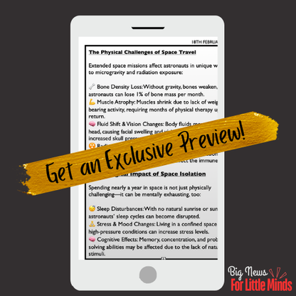 Stranded NASA Astronauts Finally Returning Home – Science of Space Travel: Kids Article Pack!
