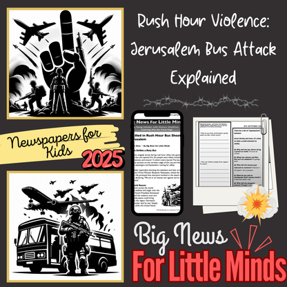 Jerusalem Bus Shooting Sparks Terror & Shocks World: Kids Article Pack & Freebies!