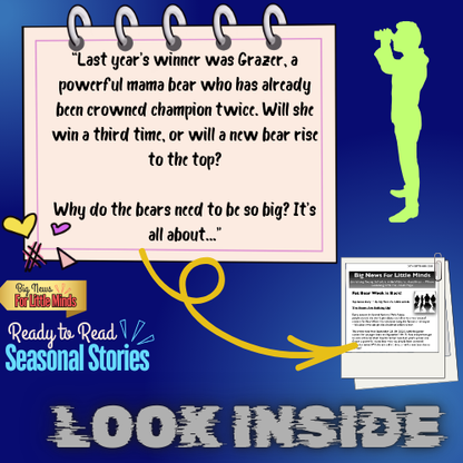 Fat Bear Week Article Pack for Kids – Wildlife, Culture, Hibernation & Activities & Worksheets