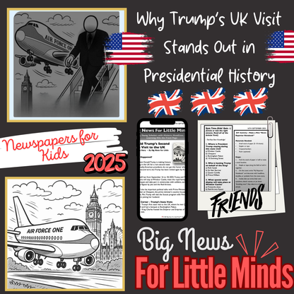 Donald Trump’s Second State Visit to the UK – What to Expect: Kids Article Pack with Freebies