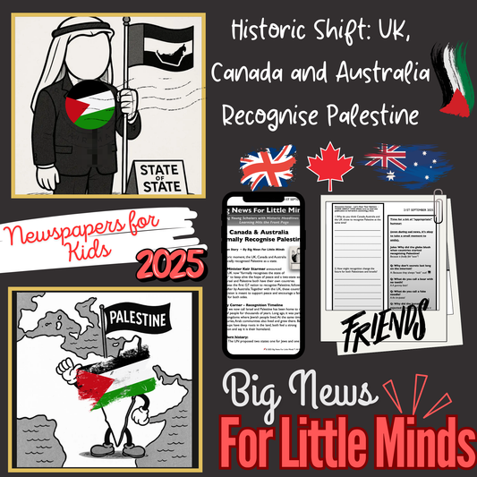 Palestine has Been Recognised by UK & More (News Pack 4 Kids with Freebies)