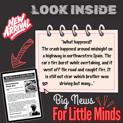 Liverpool: Diogo Jota’s Tire Blowout Sparks Fatal Crash ~ Article Pack for Kids