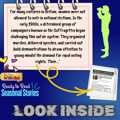 The Suffragettes: Girls Who Changed the Rules of Democracy: Women's History Month Article Pack!