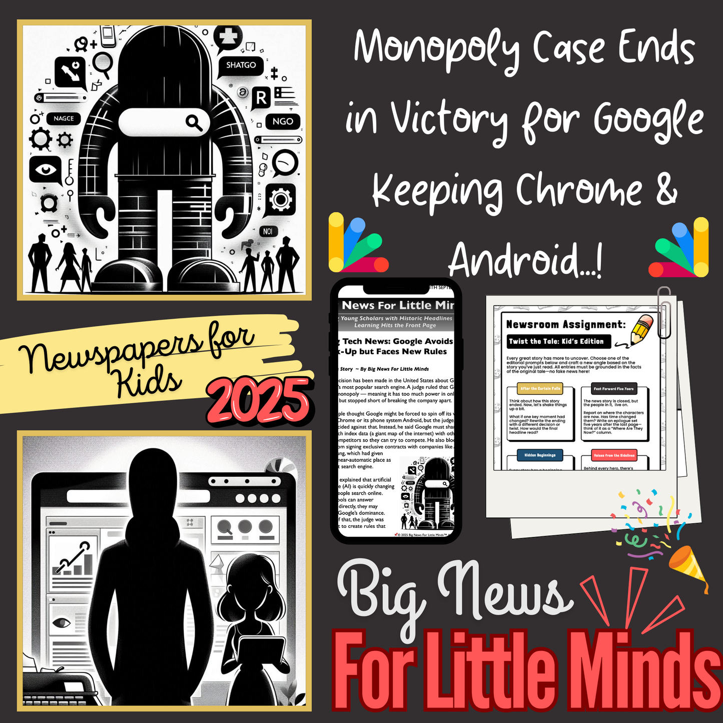 Victory for Google in Monopoly Case 2025: Kids Article Pack & Free Worksheets