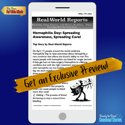 Hemophilia Day Focus: What’s the Condition, Spreading Hope in Kids Article Pack!