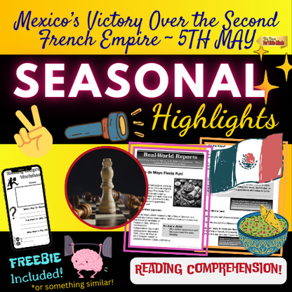 Cinco de Mayo – Kids Mini Article & Activity Pack for 5th May Fun (Ages 7–10)