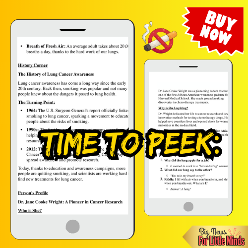 World Lung Cancer Day: A Healthy Learning Adventure With Article & Freebies for August!