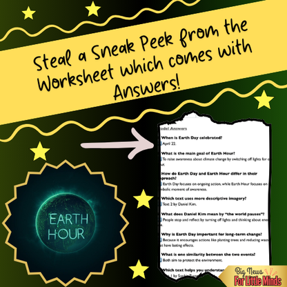 Earth Day vs. Earth Hour: Compare and Contrast Action & Awareness Texts (Package)