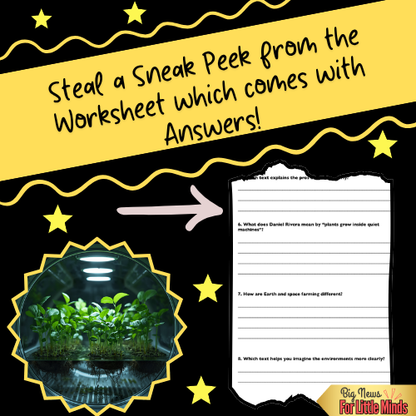 Space Farming vs. Earth Farming: Compare & Contrast Pack: Texts, Worksheet & Answers