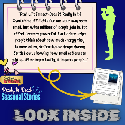 International Earth Hour: What is it & Amazing Facts to Know with Freebie fill-in Pages!