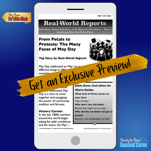 May Day: The Holiday with Two Sides on May 1st! Kids Article & Activity Pack