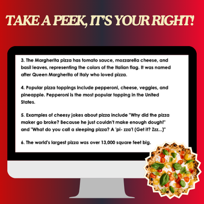 National Pizza Month for Kids | Pizza History, Fun Facts, Activity & Worksheets