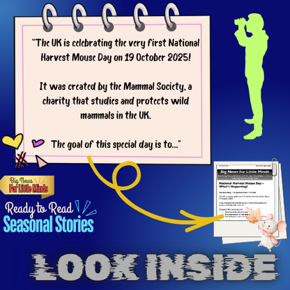 National Harvest Mouse Day ~ What is this New Seasonal Event About?